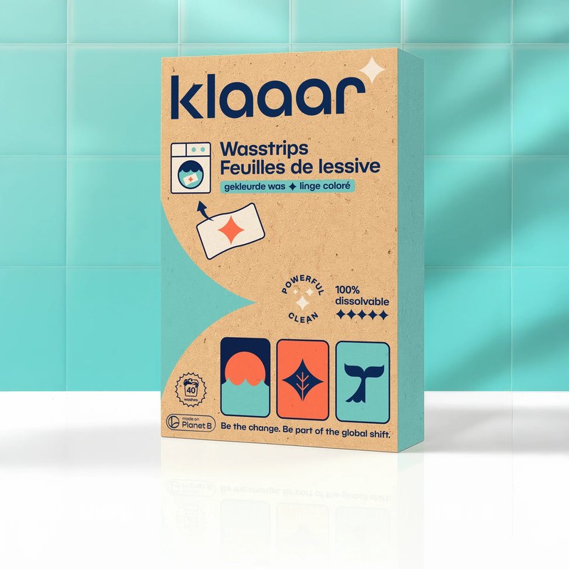 Klaaar — Foi de detergent pentru rufe colorate
